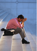 grieving man