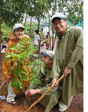 Peace Trees Planting